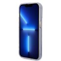 Guess nakładka do iPhone 14 Pro 6,1" GUHMP14LHTCMU fioletowa HC Magsafe Gold Outline Translucent
