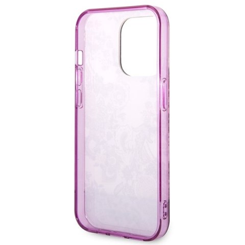 Guess nakładka do iPhone 14 Pro Max 6,7" GUHCP14XHGPLHF fuksja hardcase Porcelain Collection Guess nakładka do iPhone 14 Pro Max 6,7" GUHCP14XHGPLHF fuksja hardcase Porcelain Collection