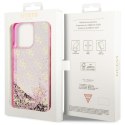 Guess nakładka do iPhone 14 Pro Max 6,7" GUHCP14XLC4PSGP różowa hardcase Liquid Glitter 4G Translucent