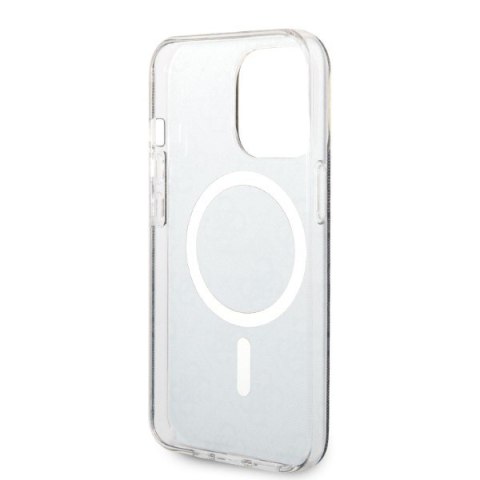 Guess zestaw nakładka + ładowarka do iPhone 13 Pro 6,1" GUBPP13LH4EACSK czarna hard case 4G Print MagSafe Guess zestaw nakładka + ładowarka do iPhone 13 Pro 6,1" GUBPP13LH4EACSK czarna hard case 4G Print MagSafe