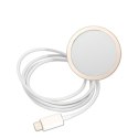 Guess zestaw nakładka + ładowarka do iPhone 13 Pro 6,1" GUBPP13LH4EACSK czarna hard case 4G Print MagSafe