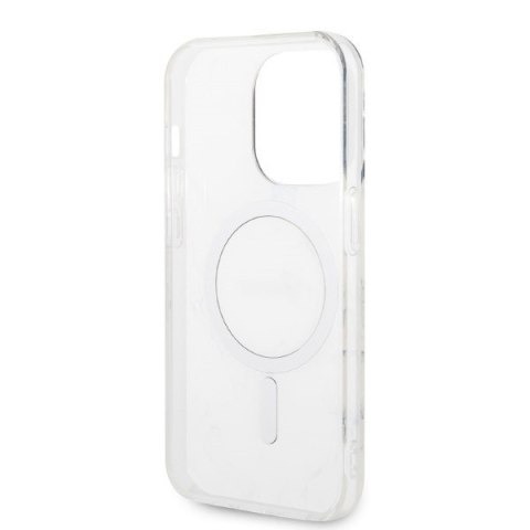 Guess zestaw nakładka + ładowarka do iPhone 14 Pro Max 6,7" GUBPP14XHMEACSK czarna hard case Marble MagSafe Guess zestaw nakładka + ładowarka do iPhone 14 Pro Max 6,7" GUBPP14XHMEACSK czarna hard case Marble MagSafe