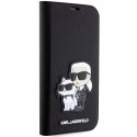 Karl Lagerfeld etui do iPhone 14 Pro Max 6,7" KLBKP14XSANKCPK czarne Saffiano Karl & Choupette
