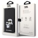 Karl Lagerfeld etui do iPhone 14 Pro Max 6,7" KLBKP14XSANKCPK czarne Saffiano Karl & Choupette