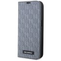 Karl Lagerfeld nakładka do iPhone 14 6,1" KLBKP14SSAKLHPG srebrna BT Saffiano Mono
