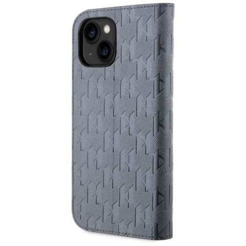 Karl Lagerfeld nakładka do iPhone 14 6,1" KLBKP14SSAKLHPG srebrna BT Saffiano Mono Karl Lagerfeld nakładka do iPhone 14 6,1" KLBKP14SSAKLHPG srebrna BT Saffiano Mono