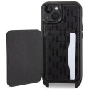 Karl Lagerfeld nakładka do iPhone 14 6,1" KLHCP14SCSAKHPKK czarna hardcase Crossbody Saffiano Mono Ikonik NFT