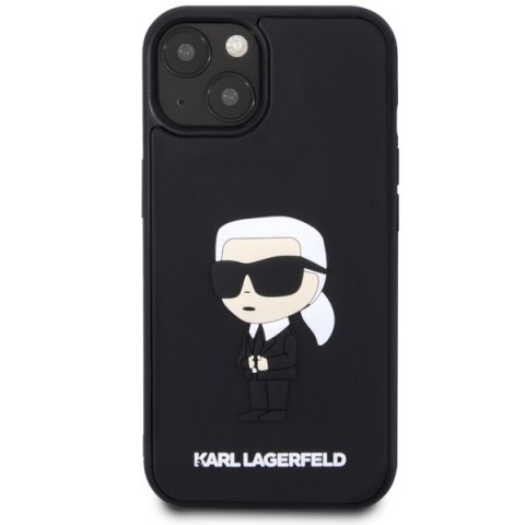Karl Lagerfeld nakładka do iPhone 14 Plus 6,7" KLHCP14M3DRKINK czarna harcase Saffiano Mono Patch Ikonik NFT Karl Lagerfeld nakładka do iPhone 14 Plus 6,7" KLHCP14M3DRKINK czarna harcase Saffiano Mono Patch Ikonik NFT