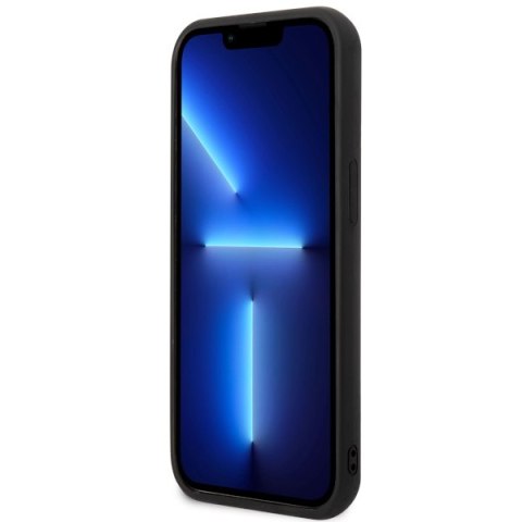 Karl Lagerfeld nakładka do iPhone 14 Plus 6,7" KLHCP14M3DRKINK czarna harcase Saffiano Mono Patch Ikonik NFT Karl Lagerfeld nakładka do iPhone 14 Plus 6,7" KLHCP14M3DRKINK czarna harcase Saffiano Mono Patch Ikonik NFT