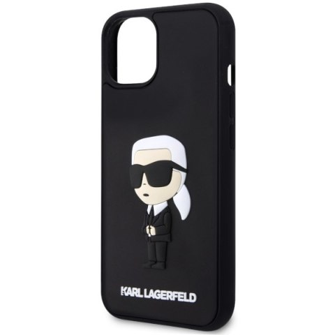 Karl Lagerfeld nakładka do iPhone 14 Plus 6,7" KLHCP14M3DRKINK czarna harcase Saffiano Mono Patch Ikonik NFT Karl Lagerfeld nakładka do iPhone 14 Plus 6,7" KLHCP14M3DRKINK czarna harcase Saffiano Mono Patch Ikonik NFT