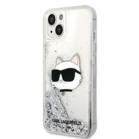 Karl Lagerfeld nakładka do iPhone 14 Plus 6,7" KLHCP14MLNCHCS srebrna hardcase Glitter Choupette Head Karl Lagerfeld nakładka do iPhone 14 Plus 6,7" KLHCP14MLNCHCS srebrna hardcase Glitter Choupette Head