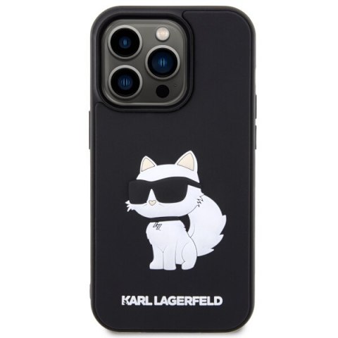 Karl Lagerfeld nakładka do iPhone 14 Pro 6,1" KLHCP14L3DRKHNK czarna hardcase Rubber Choupette 3D Karl Lagerfeld nakładka do iPhone 14 Pro 6,1" KLHCP14L3DRKHNK czarna hardcase Rubber Choupette 3D
