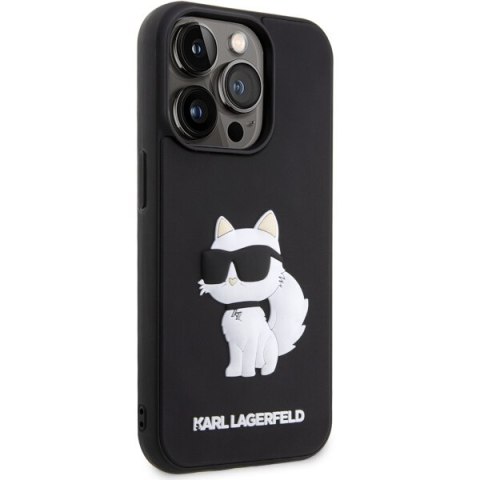 Karl Lagerfeld nakładka do iPhone 14 Pro 6,1" KLHCP14L3DRKHNK czarna hardcase Rubber Choupette 3D Karl Lagerfeld nakładka do iPhone 14 Pro 6,1" KLHCP14L3DRKHNK czarna hardcase Rubber Choupette 3D