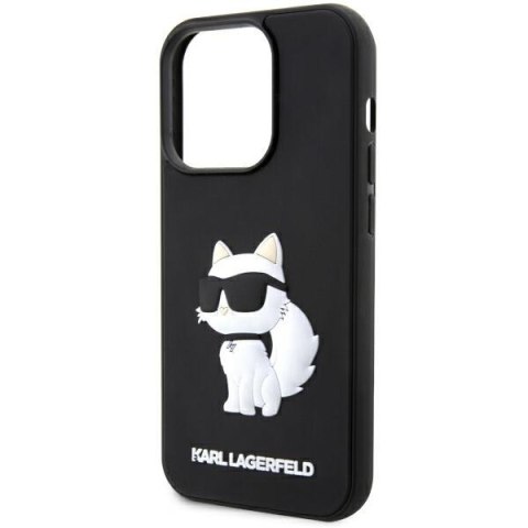 Karl Lagerfeld nakładka do iPhone 14 Pro 6,1" KLHCP14L3DRKHNK czarna hardcase Rubber Choupette 3D Karl Lagerfeld nakładka do iPhone 14 Pro 6,1" KLHCP14L3DRKHNK czarna hardcase Rubber Choupette 3D