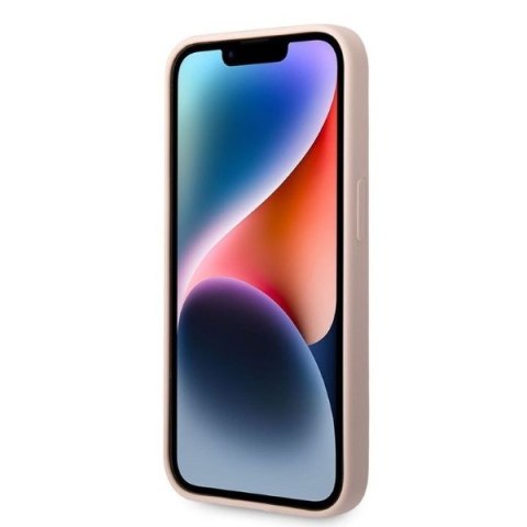Karl Lagerfeld nakładka do iPhone 14 Pro 6,1" KLHMP14LSNIKBCP różowa hardcase Silicone Ikonik Magsafe Karl Lagerfeld nakładka do iPhone 14 Pro 6,1" KLHMP14LSNIKBCP różowa hardcase Silicone Ikonik Magsafe