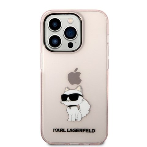 Karl Lagerfeld nakładka do iPhone 14 Pro Max 6,7" KLHCP14XHNCHTCP różowa hardcase Glitter Choupette Patch Karl Lagerfeld nakładka do iPhone 14 Pro Max 6,7" KLHCP14XHNCHTCP różowa hardcase Glitter Choupette Patch