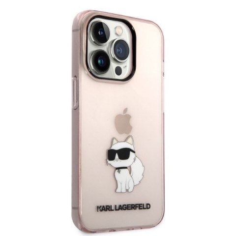Karl Lagerfeld nakładka do iPhone 14 Pro Max 6,7" KLHCP14XHNCHTCP różowa hardcase Glitter Choupette Patch Karl Lagerfeld nakładka do iPhone 14 Pro Max 6,7" KLHCP14XHNCHTCP różowa hardcase Glitter Choupette Patch