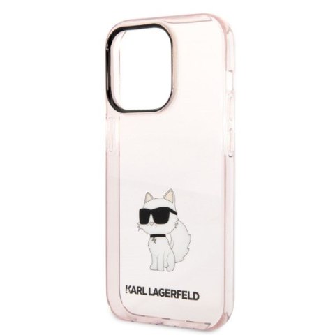 Karl Lagerfeld nakładka do iPhone 14 Pro Max 6,7" KLHCP14XHNCHTCP różowa hardcase Glitter Choupette Patch Karl Lagerfeld nakładka do iPhone 14 Pro Max 6,7" KLHCP14XHNCHTCP różowa hardcase Glitter Choupette Patch