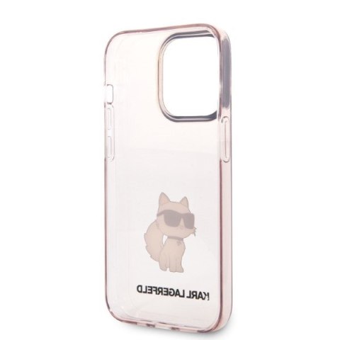 Karl Lagerfeld nakładka do iPhone 14 Pro Max 6,7" KLHCP14XHNCHTCP różowa hardcase Glitter Choupette Patch Karl Lagerfeld nakładka do iPhone 14 Pro Max 6,7" KLHCP14XHNCHTCP różowa hardcase Glitter Choupette Patch