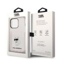Karl Lagerfeld nakładka do iPhone 14 Pro Max 6,7" KLHCP14XHNCHTCP różowa hardcase Glitter Choupette Patch