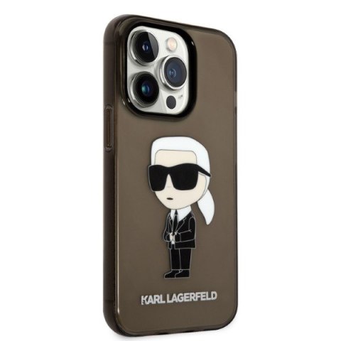 Karl Lagerfeld nakładka do iPhone 14 Pro Max 6,7" KLHCP14XHNIKTCK czarna hardcase Ikonik Karl Lagerfeld Karl Lagerfeld nakładka do iPhone 14 Pro Max 6,7" KLHCP14XHNIKTCK czarna hardcase Ikonik Karl Lagerfeld