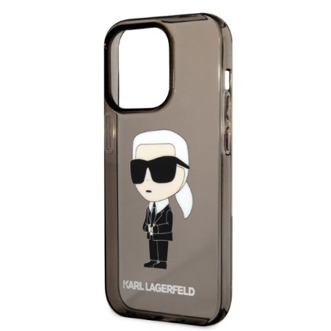 Karl Lagerfeld nakładka do iPhone 14 Pro Max 6,7" KLHCP14XHNIKTCK czarna hardcase Ikonik Karl Lagerfeld Karl Lagerfeld nakładka do iPhone 14 Pro Max 6,7" KLHCP14XHNIKTCK czarna hardcase Ikonik Karl Lagerfeld