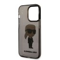 Karl Lagerfeld nakładka do iPhone 14 Pro Max 6,7" KLHCP14XHNIKTCK czarna hardcase Ikonik Karl Lagerfeld