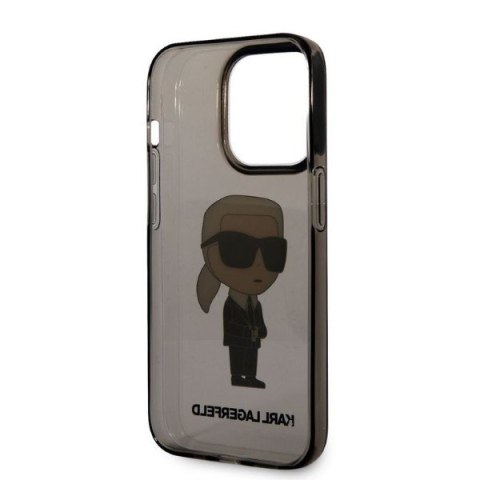 Karl Lagerfeld nakładka do iPhone 14 Pro Max 6,7" KLHCP14XHNIKTCK czarna hardcase Ikonik Karl Lagerfeld Karl Lagerfeld nakładka do iPhone 14 Pro Max 6,7" KLHCP14XHNIKTCK czarna hardcase Ikonik Karl Lagerfeld