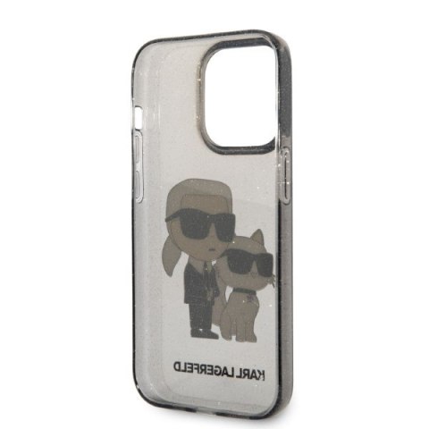 Karl Lagerfeld nakładka do iPhone 14 Pro Max 6,7" KLHCP14XHNKCTGK czarna hardcase Gliter Karl&Choupette Karl Lagerfeld nakładka do iPhone 14 Pro Max 6,7" KLHCP14XHNKCTGK czarna hardcase Gliter Karl&Choupette