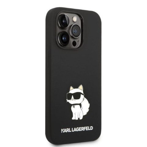 Karl Lagerfeld nakładka do iPhone 14 Pro Max 6,7" KLHCP14XSNCHBCK czarna hardcase Silicone Choupette Karl Lagerfeld nakładka do iPhone 14 Pro Max 6,7" KLHCP14XSNCHBCK czarna hardcase Silicone Choupette