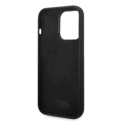 Karl Lagerfeld nakładka do iPhone 14 Pro Max 6,7" KLHCP14XSNCHBCK czarna hardcase Silicone Choupette Karl Lagerfeld nakładka do iPhone 14 Pro Max 6,7" KLHCP14XSNCHBCK czarna hardcase Silicone Choupette