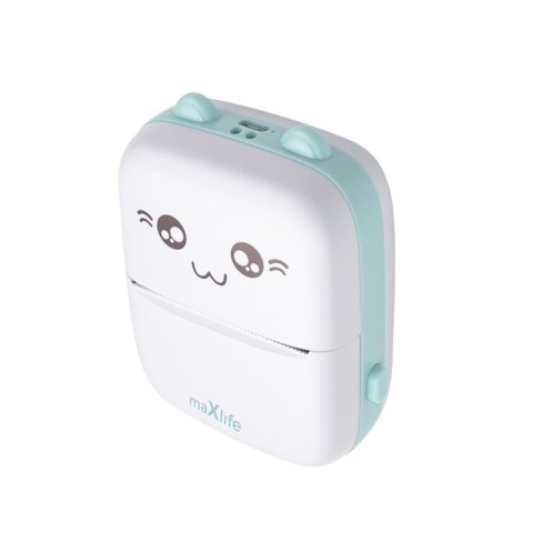Maxlife drukarka termiczna Bluetooth MXTP-100 niebieska Maxlife drukarka termiczna Bluetooth MXTP-100 niebieska