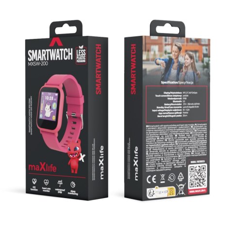 Maxlife smartwatch Kids MXSW-200 różowy Maxlife smartwatch Kids MXSW-200 różowy
