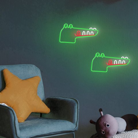 Neon PLEXI LED JURASSIC KROKODYL zielony FLNJ03 Forever Light Neon PLEXI LED JURASSIC KROKODYL zielony FLNJ03 Forever Light