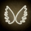 Neon PLEXI LED SKRZYDŁA białe FPNE09X Forever Light