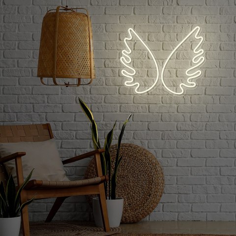 Neon PLEXI LED SKRZYDŁA białe FPNE09X Forever Light Neon PLEXI LED SKRZYDŁA białe FPNE09X Forever Light