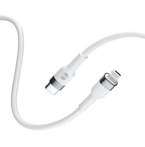 Forever kabel MFi Flexible USB-C - Lightning 1,0 m 27W biały Forever kabel MFi Flexible USB-C - Lightning 1,0 m 27W biały