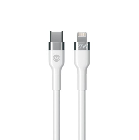Forever kabel MFi Flexible USB-C - Lightning 1,0 m 27W biały Forever kabel MFi Flexible USB-C - Lightning 1,0 m 27W biały