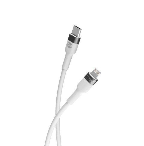 Forever kabel MFi Flexible USB-C - Lightning 1,0 m 27W biały Forever kabel MFi Flexible USB-C - Lightning 1,0 m 27W biały