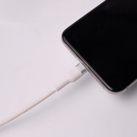 Forever kabel MFi Flexible USB-C - Lightning 1,0 m 27W biały Forever kabel MFi Flexible USB-C - Lightning 1,0 m 27W biały
