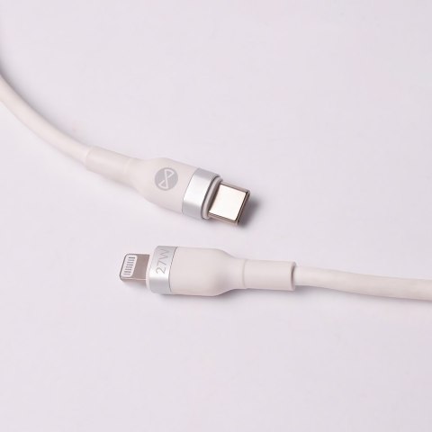 Forever kabel MFi Flexible USB-C - Lightning 1,0 m 27W biały Forever kabel MFi Flexible USB-C - Lightning 1,0 m 27W biały