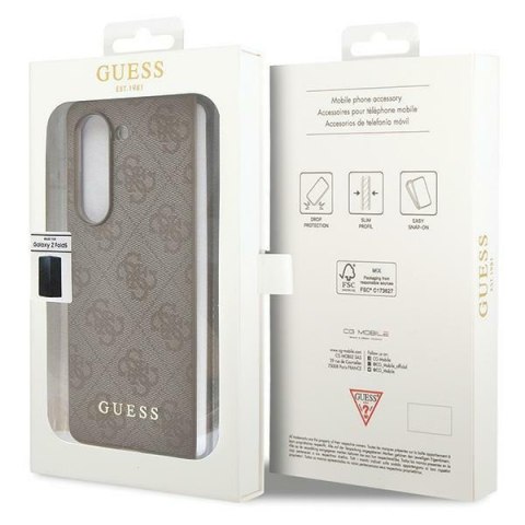 Guess nakładka do Samsung Galaxy Z Fold 5 GUHCZFD5GF4GBR brązowa HC PU 4G Charm Guess nakładka do Samsung Galaxy Z Fold 5 GUHCZFD5GF4GBR brązowa HC PU 4G Charm