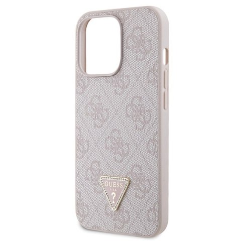 Guess nakładka do iPhone 13 Pro 6,1" GUHCP13LP4TDSCPP różowa HC PU Leather Metal Logo Strass Crossbody Guess nakładka do iPhone 13 Pro 6,1" GUHCP13LP4TDSCPP różowa HC PU Leather Metal Logo Strass Crossbody