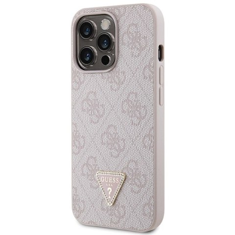 Guess nakładka do iPhone 13 Pro Max 6,7" GUHCP13XP4TDSCPP różowa HC PU Leather Metal Logo Strass Crossbody Guess nakładka do iPhone 13 Pro Max 6,7" GUHCP13XP4TDSCPP różowa HC PU Leather Metal Logo Strass Crossbody