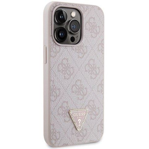 Guess nakładka do iPhone 13 Pro Max 6,7" GUHCP13XP4TDSCPP różowa HC PU Leather Metal Logo Strass Crossbody Guess nakładka do iPhone 13 Pro Max 6,7" GUHCP13XP4TDSCPP różowa HC PU Leather Metal Logo Strass Crossbody