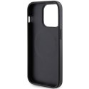Guess nakładka do iPhone 14 Pro Max 6,7" GUHMP14XPSAHMCK czarna HC PU Saffiano Magsafe