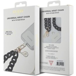 Guess pasek GUOUCBMC4MK czarny HDSP Large Chain Acrylic 4G Charm