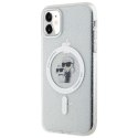Karl Lagerfeld nakładka do iPhone 11 KLHMN61HGKCNOT przezroczysta HC Magsafe IML KC Glitter