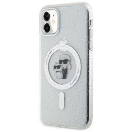 Karl Lagerfeld nakładka do iPhone 11 KLHMN61HGKCNOT przezroczysta HC Magsafe IML KC Glitter