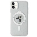 Karl Lagerfeld nakładka do iPhone 11 KLHMN61HGKCNOT przezroczysta HC Magsafe IML KC Glitter